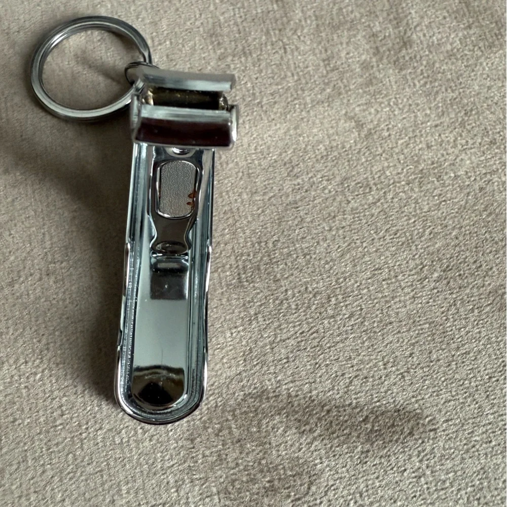 Turquoise Keychain with Silver Accents